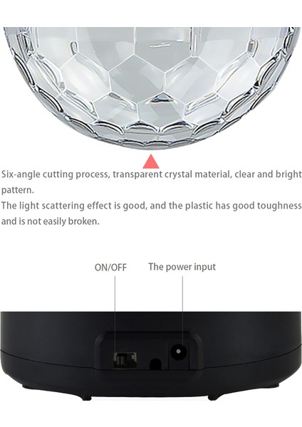 USB LED Çubuk Aşaması Rgb Mini Dj Disko Lights Ball Sound Party Projektör Araba Evi Ktv Ses Aktifi (Elektrik) (Yurt Dışından) fırsatları