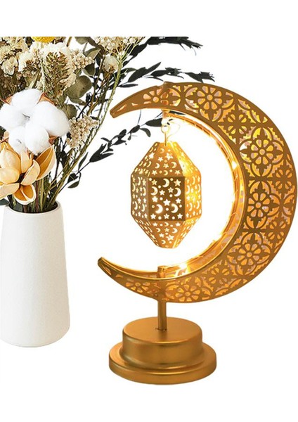 Bayram Dekorasyon Işık Ay Ambice Lambası Dönebilir Aydınlatılabilir Kutlama Süsleme Dekoratif Orta Doğu Tatil Işığı (Yurt Dışından) fiyatları
