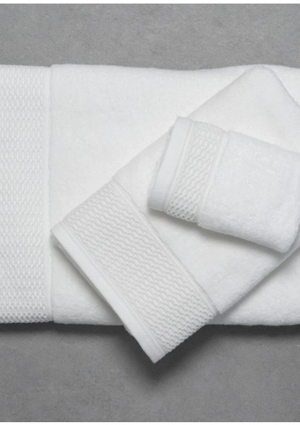 Poppy Beyaz Pamuklu Banyo Havlusu 90 x 150 cm modelleri