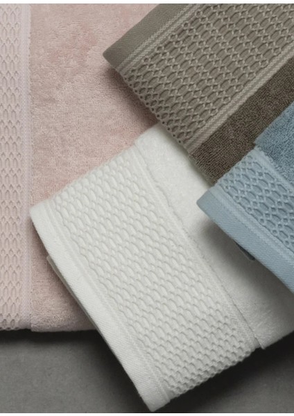 Poppy Beyaz Pamuklu Banyo Havlusu 90 x 150 cm indirimleri