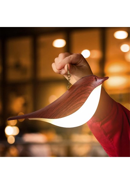 Başucu Masa Lambaları, 3 Renkli Sıcaklık Dimmer ve Dokunmatik Sensörlü Kablosuz Kuş Lambası Masa Lambası, Çocuk Gece Işığı (Yurt Dışından) fiyatları