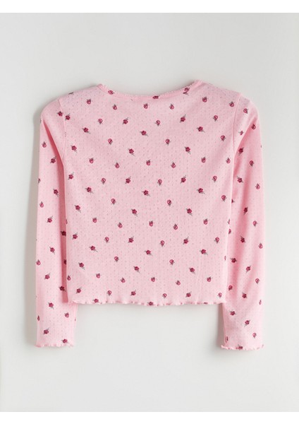 Yeni Sezon Bisiklet Yaka Çiçekli Kadın Pijama Üstü fiyatları