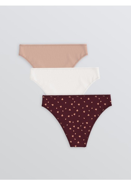 Yeni Sezon Baskılı Brazilian Külot 3'lü fiyatları