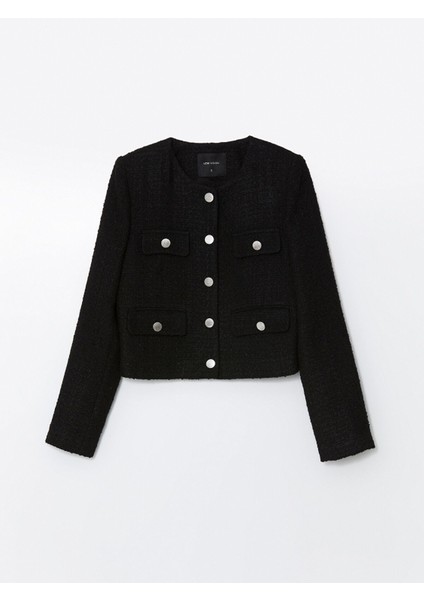 Yeni Sezon Bisiklet Yaka Ekose Kadın Tüvit Ceket indirimleri