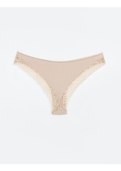 Yeni Sezon Dantel Detaylı Brazilian Külot 3'lü modelleri