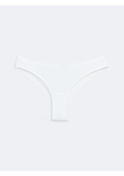 Yeni Sezon Dantel Detaylı Brazilian Külot 3'lü fırsatları