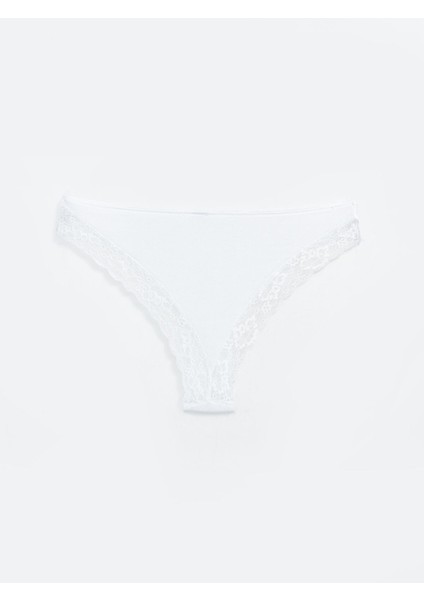 Yeni Sezon Dantel Detaylı Brazilian Külot 3'lü indirimleri