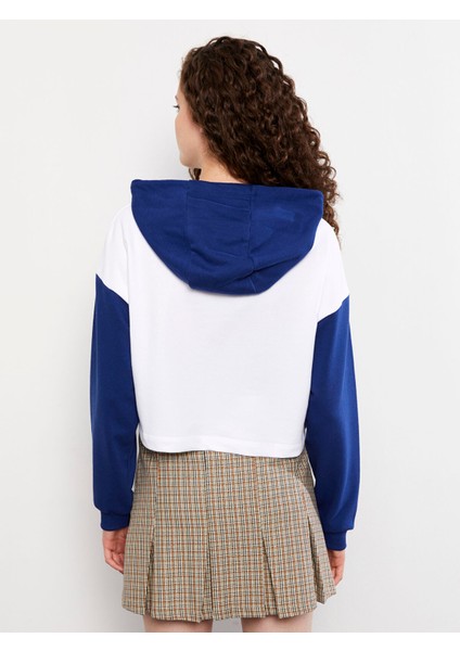 Yeni Sezon Kapüşonlu Baskılı Uzun Kollu Kadın Sweatshirt indirimleri