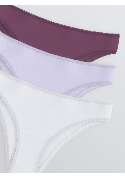 Yeni Sezon Düz Brazilian Külot 3'lü modelleri