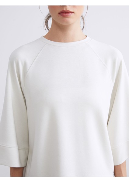 Yeni Sezon Bisiklet Yaka Kadın Sweatshirt modelleri