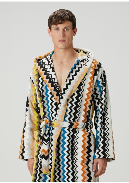 Zikzak Desenli Bornoz fiyatları