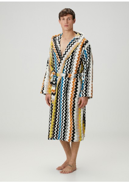 Zikzak Desenli Bornoz modelleri