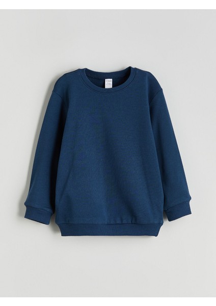 Yeni Sezon Bisiklet Yaka Erkek Çocuk Sweatshirt 2'li indirimleri