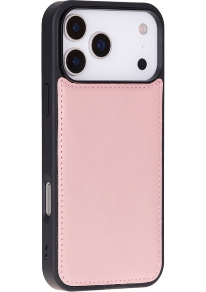 Apple iPhone 17 Pro Max Uyumlu Kişiselleştirilebilir Hakiki Deri Telefon Kılıfı