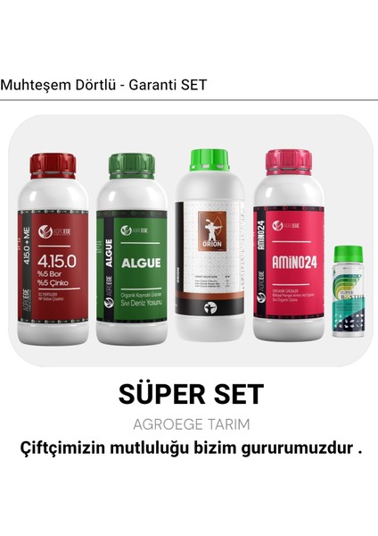 Çicek Tutturucu Tim Bosteer 4-15-0 - Orion-Algue-Amino 24