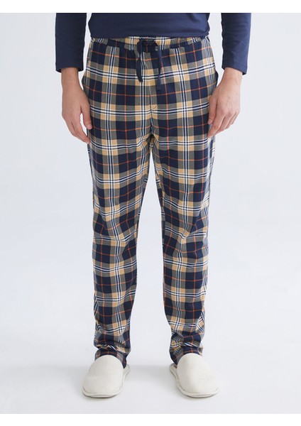 Yeni Sezon Standart Kalıp Ekose Erkek Pijama Alt fiyatları