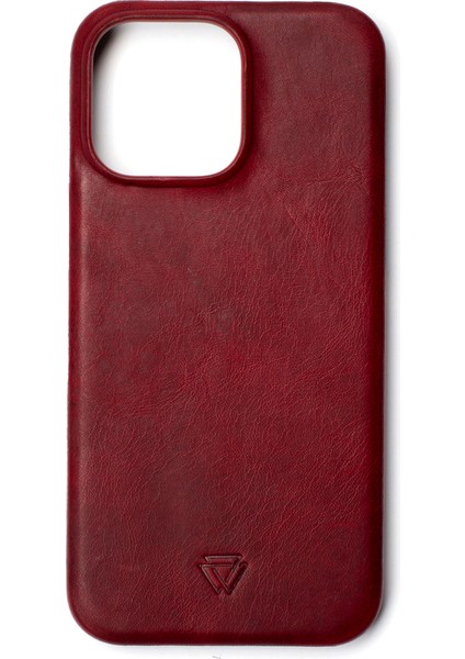Full Wrap iPhone 16 Magsafe Uyumlu Magenta Deri Telefon Kılıfı