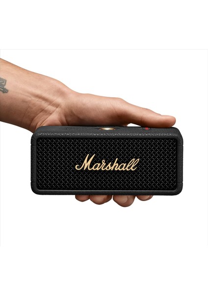 Emberton Iıı Black & Brass 2X38W 32+ Saat Çalma Süresi IP67 Suya Dayanıklı True Stereophonic Bluetooth Hoparlör fiyatları