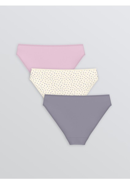 Yeni Sezon Baskılı Bikini Külot 3'lü fiyatları