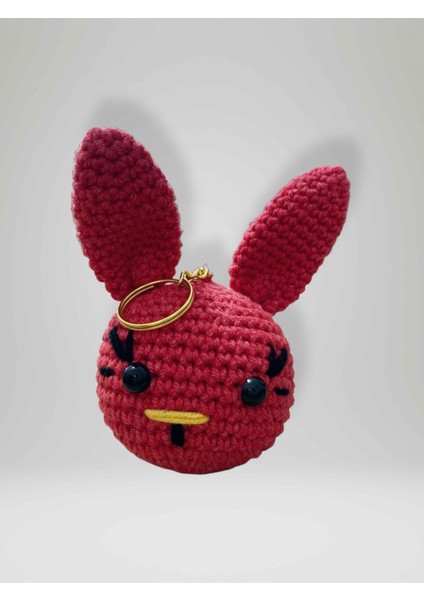 Amigurumi Anahtarlık 7-8 cm Sevimli El Örgüsü Hediyelik Anahtar ve Çanta Aksesuarı
