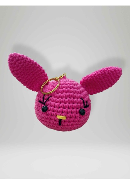 Amigurumi Anahtarlık 7-8 cm Sevimli El Örgüsü Hediyelik Anahtar ve Çanta Aksesuarı