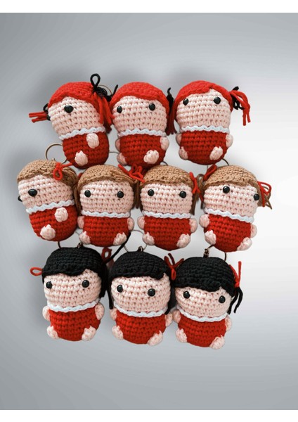 Amigurumi Anahtarlık 7-8 cm Sevimli El Örgüsü Hediyelik Anahtar ve Çanta Aksesuarı fiyatları