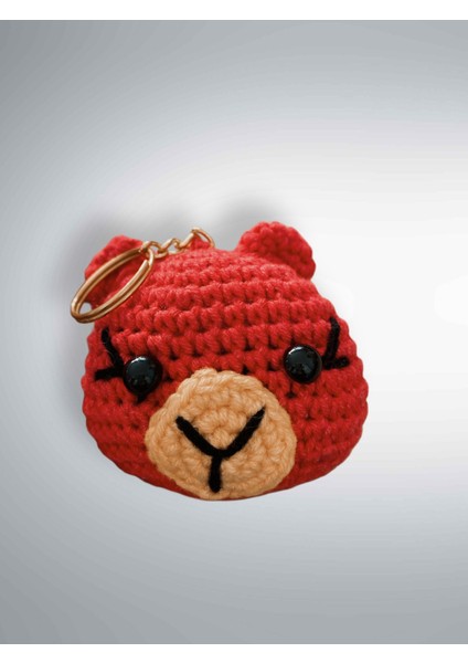 Amigurumi Anahtarlık 7-8 cm Sevimli El Örgüsü Hediyelik Anahtar ve Çanta Aksesuarı