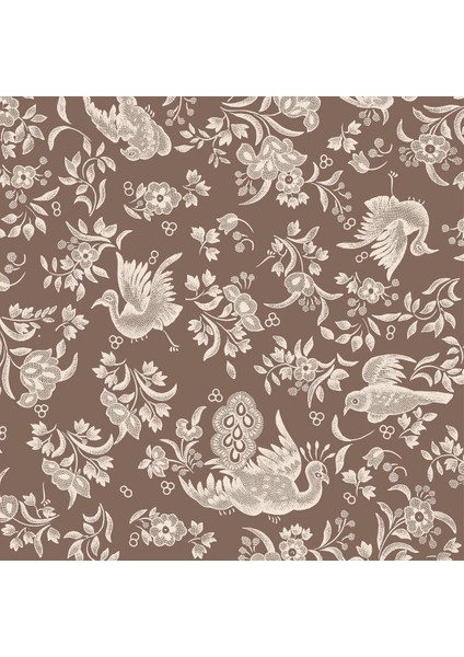 Brown Regal Peacock Cocktail Napkins Pack Of 20