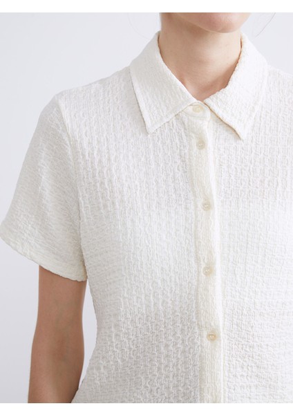 Yeni Sezon Dokulu Kadın Gömlek modelleri