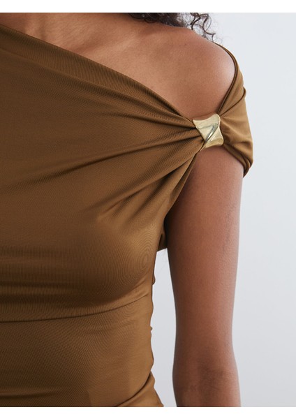 Yeni Sezon Kayık Yaka Büzgülü Bluz modelleri