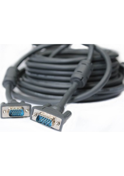 20 Metre VGA Görüntü Kablosu 1080P – Yüksek Çözünürlüklü Görüntü Aktarımı