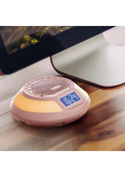 Aquaease Ipx7 Su Geçirmez Pembe 18 Saat Oynatma Süresi Dahili Mikrofon Işıklı Hoparlör indirimleri