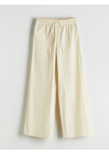 Yeni Sezon Beli Lastikli Geniş Paça Kadın Pantolon indirimleri
