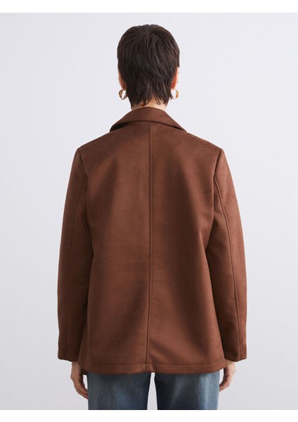 Yeni Sezon Süet Görünümlü Kadın Blazer Ceket indirimleri