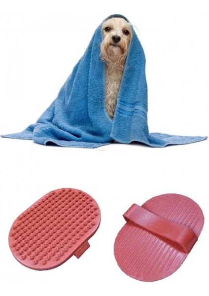 Ergonomik Masajlı Evcil Hayvan Kedi Köpek Yıkama Fırçası Aparatı (4887) fırsatları