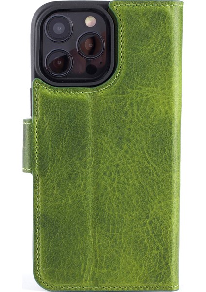 Multi Wallet iPhone 16 Pro Max Forest Deri Telefon Kılıfı fırsatları