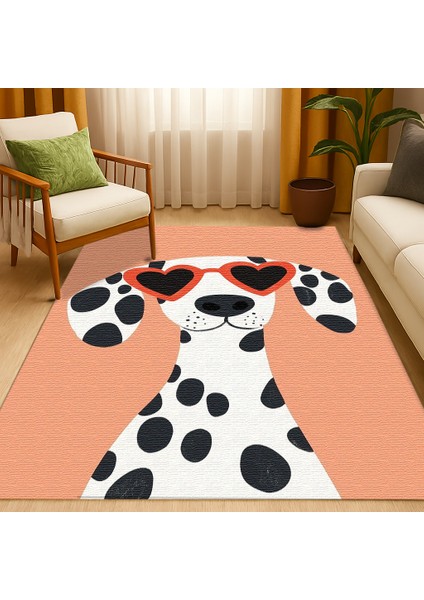 Sevimli Köpek Figürlü Çocuk Halısı, Renkli ve Eğlenceli Oyun Odası Halısı fiyatları