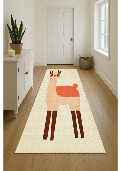 Sevimli ve Renkli Hayvan Desenli Çocuk Halısı, Kaymaz Tabanlı Eğlenceli Tasarım indirimleri