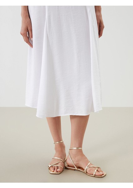 Yeni Sezon Çapraz Bantlı Kadın Sandalet