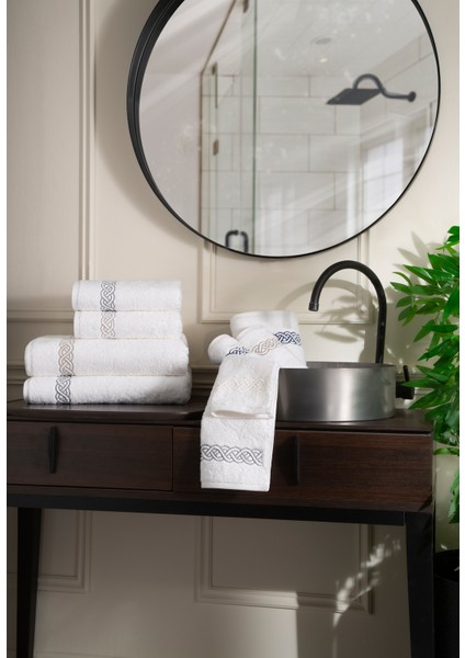 Helice Lacivert Pamuklu Yüz Havlusu 50X100 cm modelleri