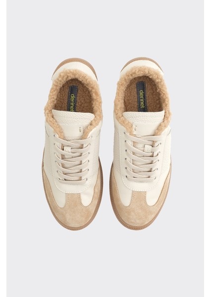Hakiki Deri Comfort Taban Kürklü Kadın Sneaker modelleri