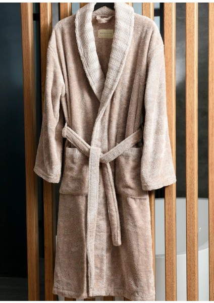 Mauve Pima Kahverengi Pamuklu Kadın Bornoz modelleri