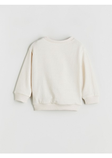 Yeni Sezon Bisiklet Yaka Baskılı Erkek Çocuk Sweatshirt 2'li fırsatları