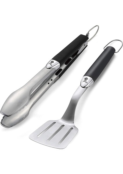 Premium Maşa ve Spatula 2'li Set