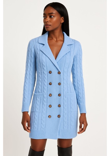 Triko Kruvaze Hırka Elbise