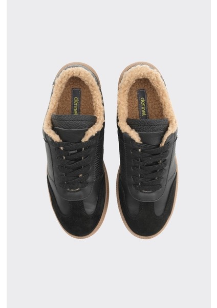 Hakiki Deri Comfort Taban Kürklü Kadın Sneaker modelleri