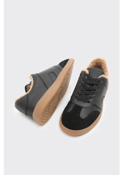 Hakiki Deri Comfort Taban Kürklü Kadın Sneaker indirimleri