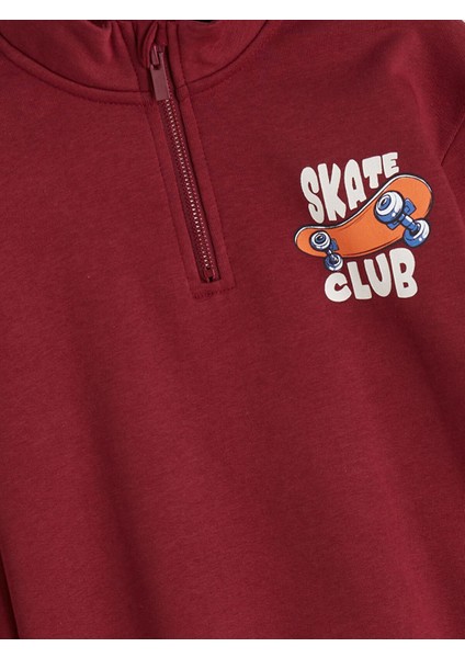 Yeni Sezon Dik Yaka Erkek Çocuk Sweatshirt modelleri