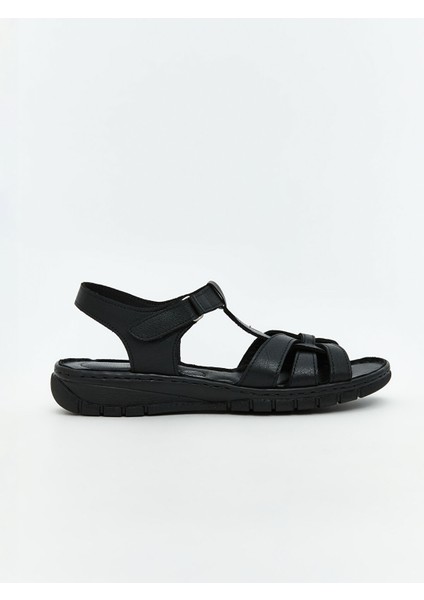 Yeni Sezon Deri Görünümlü Kadın Sandalet fiyatları