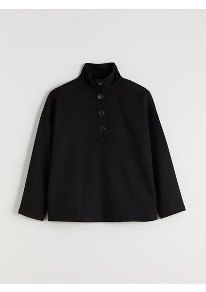 Yeni Sezon Dik Yaka Oversize Kadın Sweatshirt indirimleri